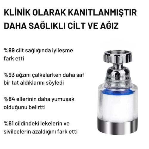 360° Döner Filtreli Musluk Başlığı