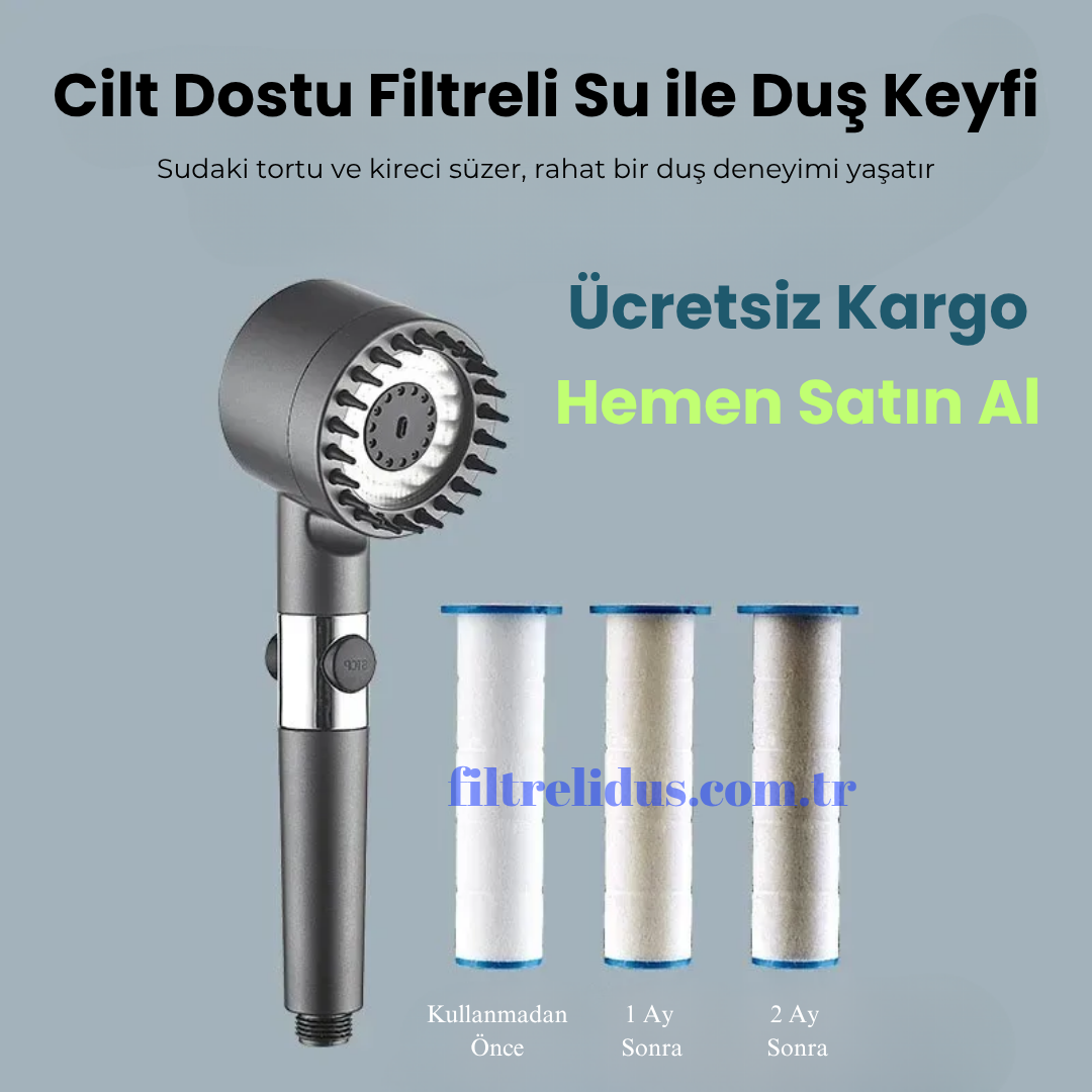 Filtreli Duş Başlığı