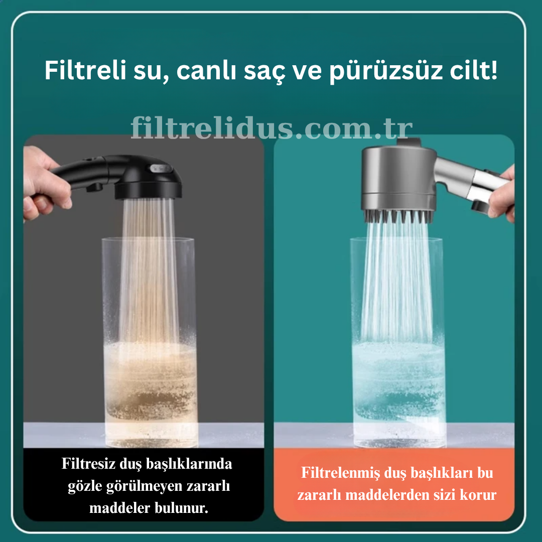 Filtreli Duş Başlığı