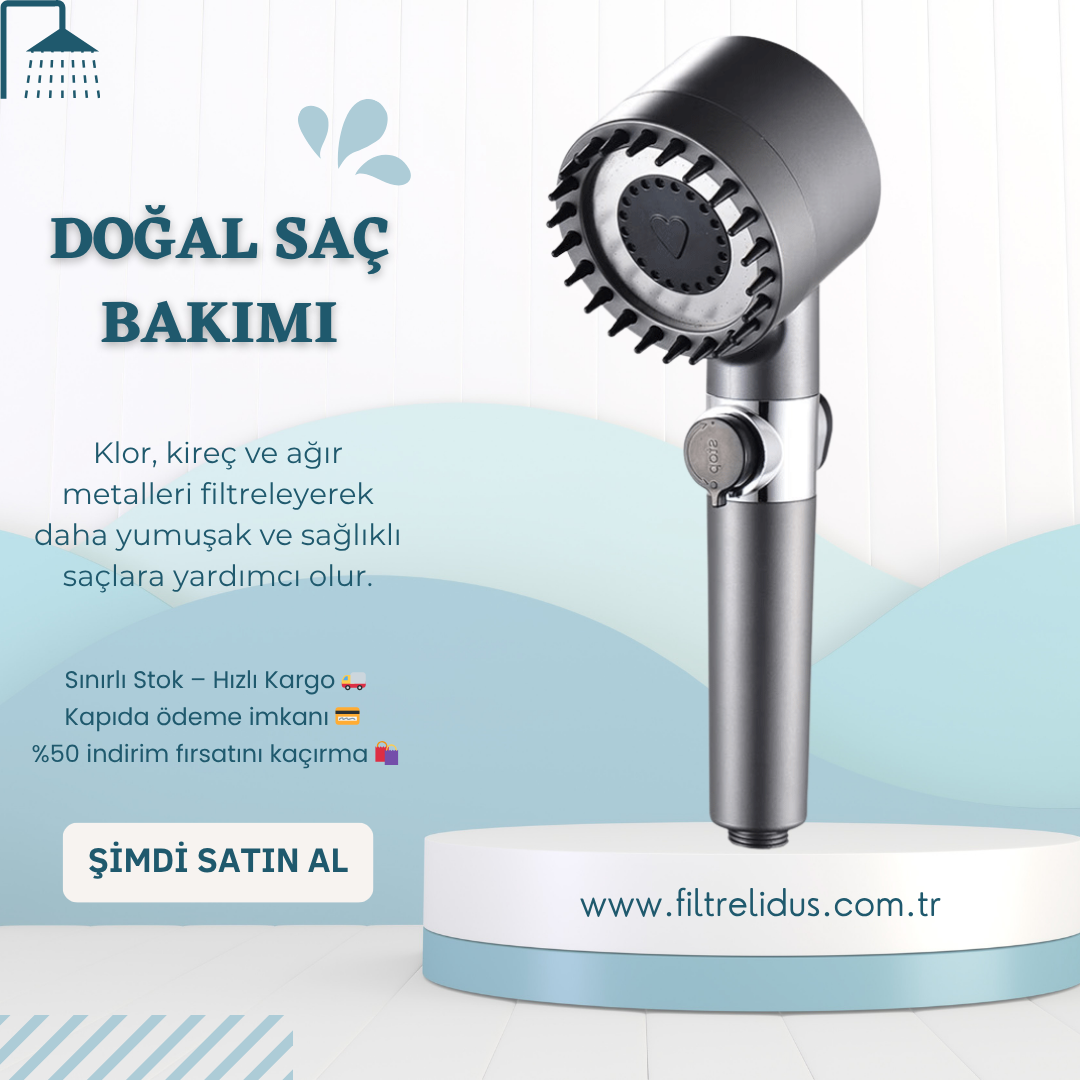 Filtreli Duş Başlığı