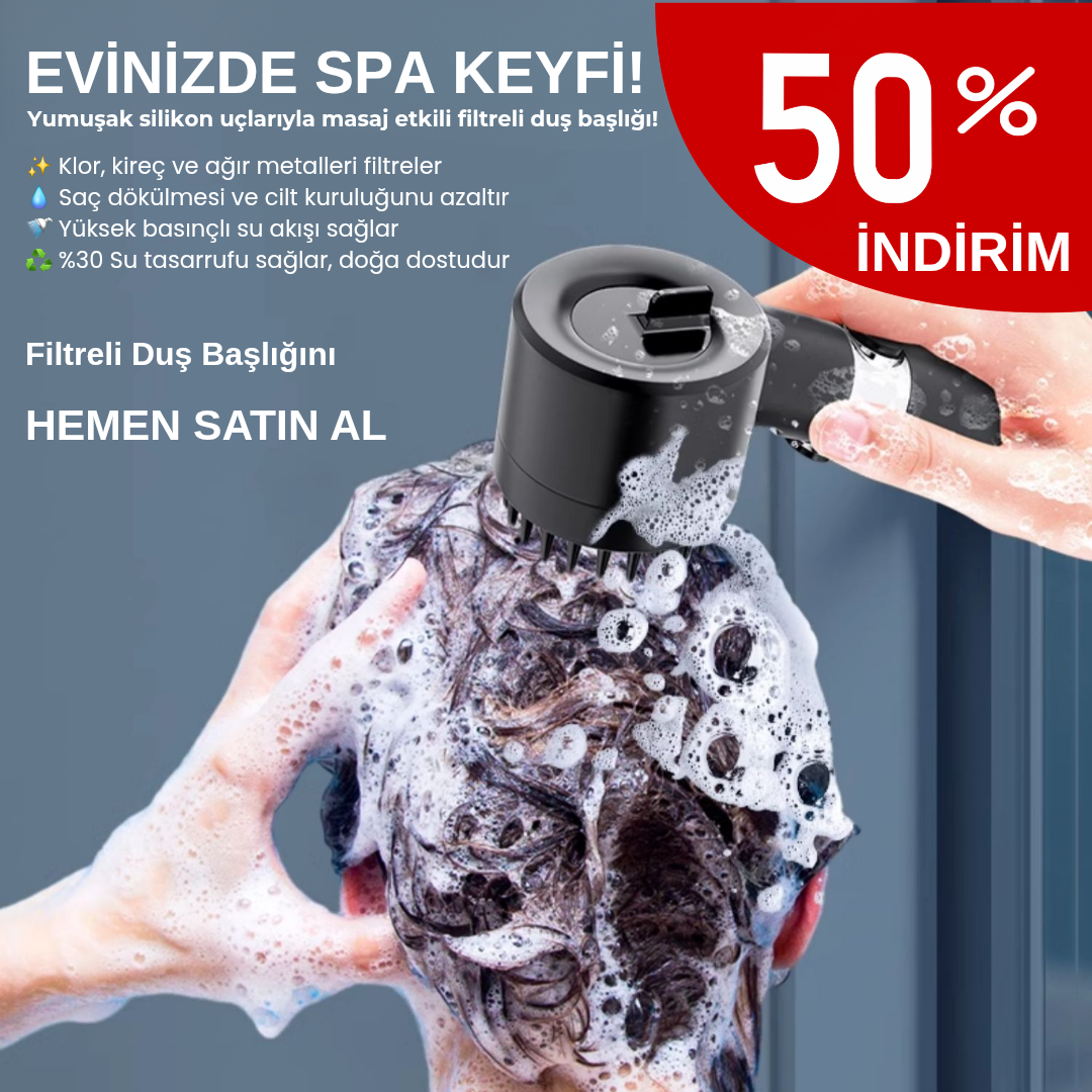 Filtreli Duş Başlığı